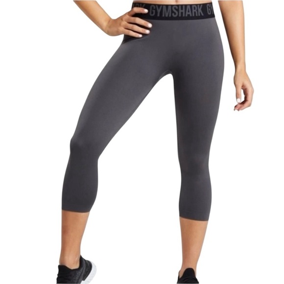 Gymshark Fit Leggings Charcoal Black Size Small NWT - Picture 1 of 17